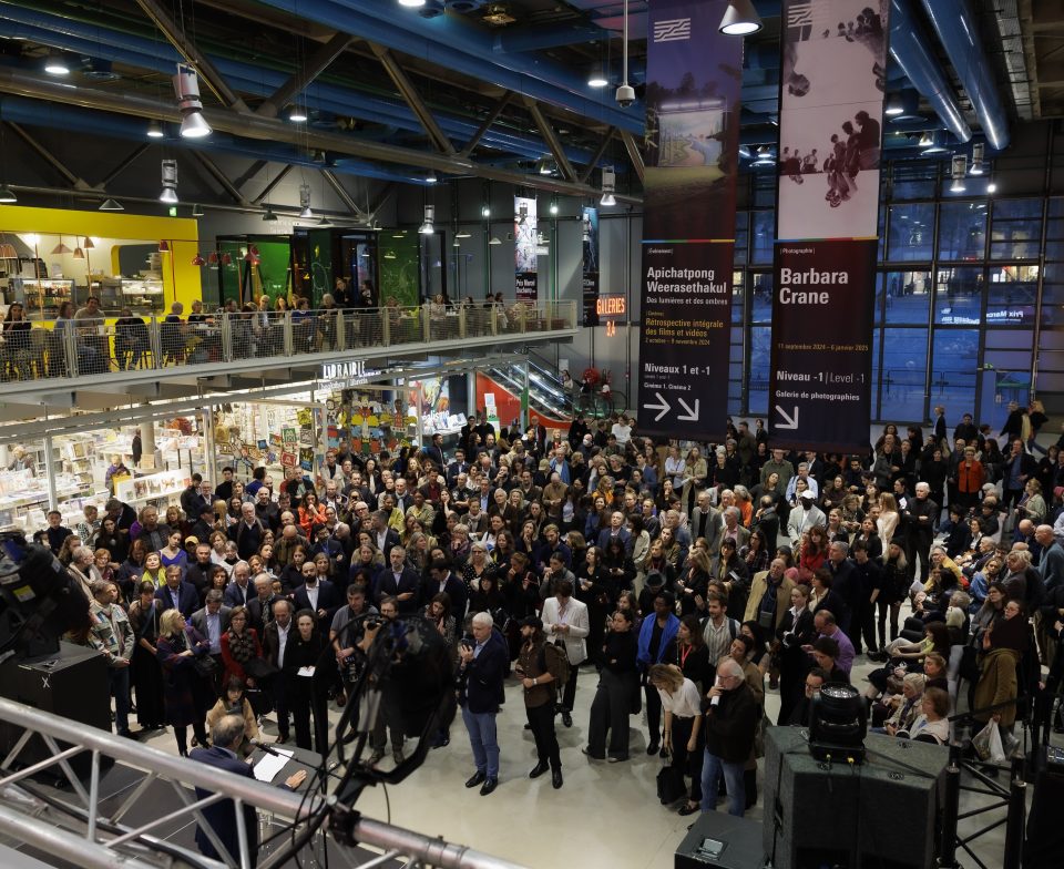 Annonce de la lauréate au Centre Pompidou, le 14 octobre 2024 © Luc Castel 